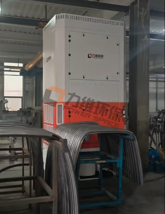 力维环保|山东某农业机械企业选购的“自循环焊烟净化器”安装完成